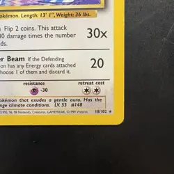 Vintage Pokemon Non-holo Rare Dragonair 18/102 Base Set WotC 1999 - Image 4