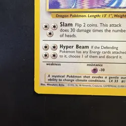 Vintage Pokemon Non-holo Rare Dragonair 18/102 Base Set WotC 1999 - Image 5