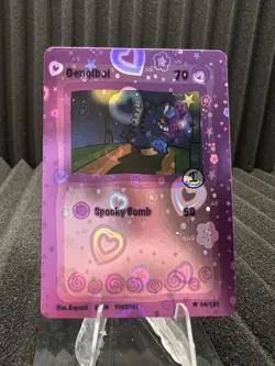 Gengiboi (Gengar) 94/151 - Heart Holo Pokidoki First Edition Fan Art Pokemon - Image 1