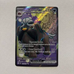Pokemon TCG Arven's Mabosstiff ex 218/182 Ultra Rare SV10: Destined Rivals MINT - Image 1