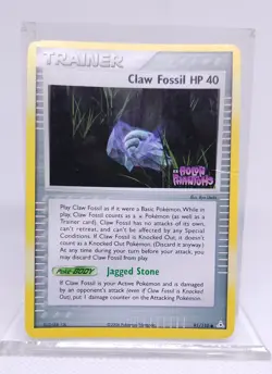 Pokemon Claw Fossil - 91/110 - Common - Reverse Holo Holon Phantoms Dmg - Image 1