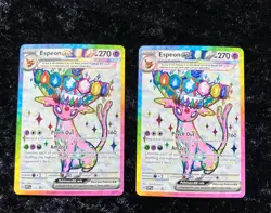 Pokemon SV Black Star ⭐ Promos Espeon ex #175 NM/M x2! - Image 1