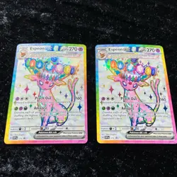 Pokemon SV Black Star ⭐ Promos Espeon ex #175 NM/M x2! - Image 2