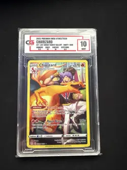 Pokemon Charizard Lost Origin Trainer Gallery Full Art #TG03 Gem Mint 10 - Image 1