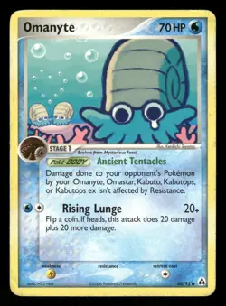 Omanyte 60/92 MP Common Legend Maker 2006 Pokemon TCG - Image 1