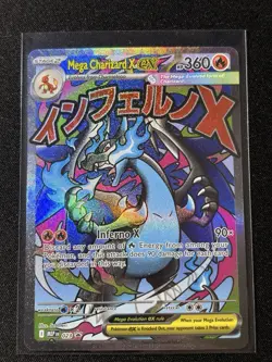 Pokemon Mega Charizard X ex 023 Me: Mega Evolution Promo Holo NM - Image 1