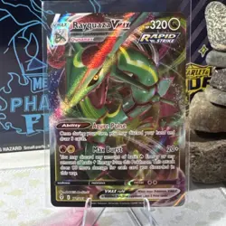 Rayquaza VMAX 111/203 SWSH07: Evolving Skies Ultra Rare Full Art Holo Pokemon - Image 1