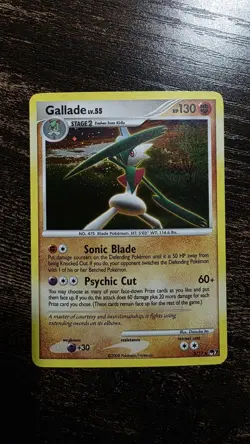 Pokemon TCG Gallade POP Series Promos 2/17 Holo Rare Rare - Image 1