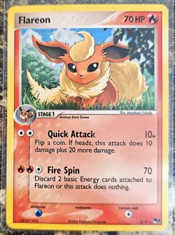 Pokemon 2006 Pop Series 3 Flareon Holo 2 LP - Image 1