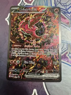 Pokemon TCG Oricorio ex MEP 024 Mega Evolution Black Star Promo - Image 1
