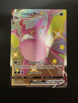 Crobat VMAX SWSH099 Black Star Promo Pokemon Shining Fates NM - Image 1