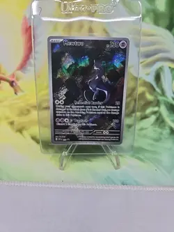 Pokemon Mewtwo TCG Scarlet & Violet 151 Promo Holo Rare 052 UPC NM - Image 1