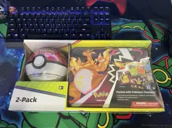 Pokemon 2020 Collectors Chest Tin Lunchbox & Poke Ball Tin Sam’s Club 2-pack NEW - Image 1