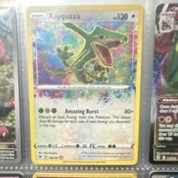 Pokemon Rayquaza 138/185 Swsh04: Vivid Voltage Amazing Rare Holo 120HP 2020 - Image 1