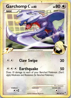 Garchomp C 60 Uncommon Supreme Victors HP Pokemon TCG - Image 1