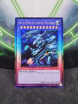 Yugioh Asian English Blue-Eyes Ultimate Dragon ES01-AE019 Ultimate Rare NM - Image 1
