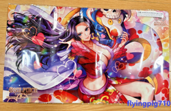 IN STOCK One Piece Chinese Game Exclusive 2nd Anniversary Boa Hancock Playmat - Image 2