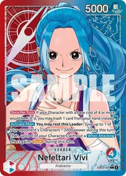 One Piece CCG - EB03 Heroines Edition - EB03-001 - Nefeltari Vivi AAL - English - Image 1