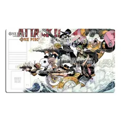O-P Attack Playmat Trading Card Game Mat OPCG TCG CCG Mat Board Game Playing Pad - Image 1