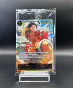 One Piece Card - Luffy P-075 Foil Gold – Exclusive Japan Expo 2025 FR – Sealed - Image 1