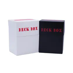 Porta deck ® 80+ Pokemon MTG One Piece Yu-gi-oh ® Solid ® Deck Box ® Nero ® - Image 2
