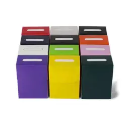 Porta deck ® 80+ Pokemon MTG One Piece Yu-gi-oh ® Solid ® Deck Box ® Nero ® - Image 5