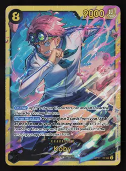Koby - OP11-119 - SEC - A Fist Of Divine Speed - One Piece - NM/M - Image 1