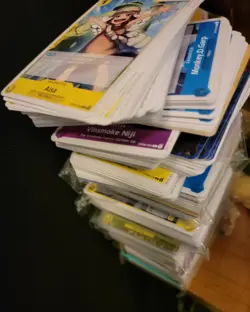 One Piece TCG Card Game 100 Cards Collection Mixed Lot w/ 10 FOILS Included - Image 4