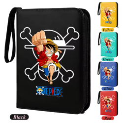 One Piece TCG Card Binder Album Trading Card GAME ALBUM BOOK LUFFY STRAW 4 GRID - Image 1