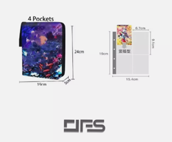 One Piece TCG Card Binder Album Trading Card GAME ALBUM BOOK LUFFY STRAW 4 GRID - Image 2