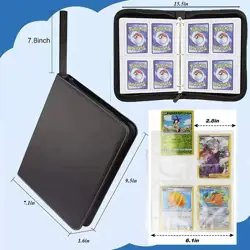 One Piece TCG Card Binder Album Trading Card GAME ALBUM BOOK LUFFY STRAW 4 GRID - Image 5