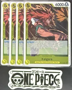 4 x One Piece OP12-099 R Kalgara - English - Foil - Playset - NM/M - Image 1