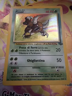 Pokemon Pinsir Base Set Holo 9/64 Italian 60 HP Basic Wizards of the Coast Lp - Image 2