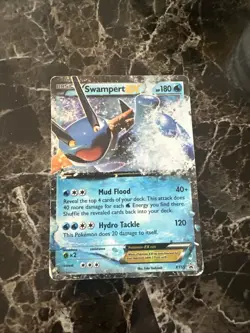 Pokemon TCG Swampert EX XY55 NM Holo - Image 1