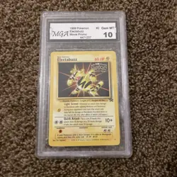 Gem Mint 10 ELECTABUZZ #2 First Movie Black Star Promo 1999 Pokemon WOTC MGA - Image 1