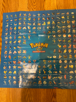 Vintage 2003 Pokemon TCG Poster EX Ruby & Sapphire / Sandstorm Checklist Hoenn - Image 1