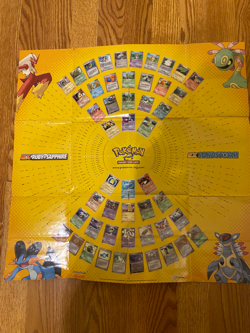 Vintage 2003 Pokemon TCG Poster EX Ruby & Sapphire / Sandstorm Checklist Hoenn - Image 2
