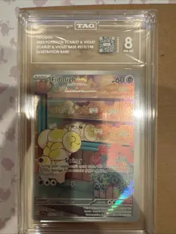 Pokemon TCG Fidough Scarlet & Violet Base Set Holo Illustration Rare - Image 1