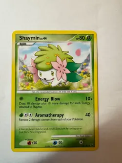 Shaymin 38/127 Pokemon Non Holo Rare Pre-owned - Image 1