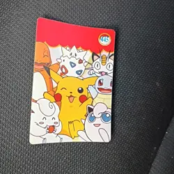 Pikachu Fishing Holo Pokemon Vintage Pocket Monster Vending Prism Sticker 447 - Image 5