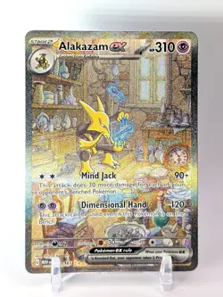 Alakazam ex 201/165 Pokemon TCG SV: Scarlet & Violet 151 SIR Full Art NM - Image 1