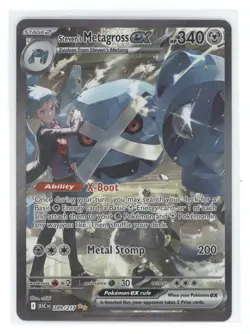 2026 Mega Evolution Ascended Heroes Steven's Metagross ex Secret Rare #289/217 - Image 1
