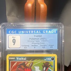 Yveltal Shining Fates 046/072 Amazing Rare Holo CGC 9 Pokemon TCG 2021 - Image 2