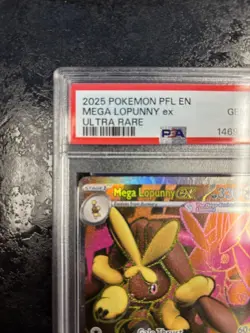 2025 POKEMON PFL EN MEGA LOPUNNY ex ULTRA RARE #115 💎 PSA 10 - Image 3