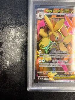 2025 POKEMON PFL EN MEGA LOPUNNY ex ULTRA RARE #115 💎 PSA 10 - Image 4