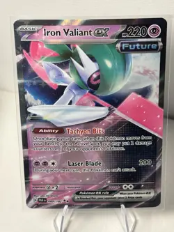 Iron Valiant ex SV04: Paradox Rift 089/182 Pokemon TCG - Image 1