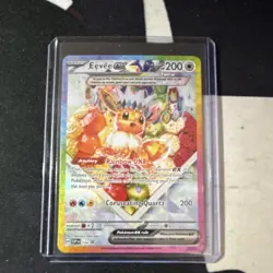 Pokemon Eevee ex SVP 174 Promo Full Art Basic Normal Holo 200 HP - Image 1