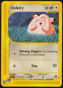 Clefairy 101/165 - Pokemon TCG Expedition Base Set - Uncommon, NM - Image 1