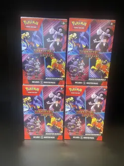 4x Destined Rivals Booster Bundle New Sealed Pokemon English DRI EN TCG - Image 1