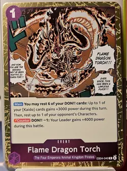 Flame Dragon Torch EB04-040 Rare Event - One Piece The Azure Sea's Seven OP14 NM - Image 3